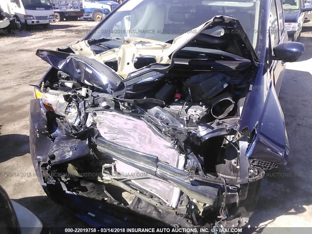 5FNRL5H62HB003192 - 2017 HONDA ODYSSEY EXL ლურჯი ფოტო 6