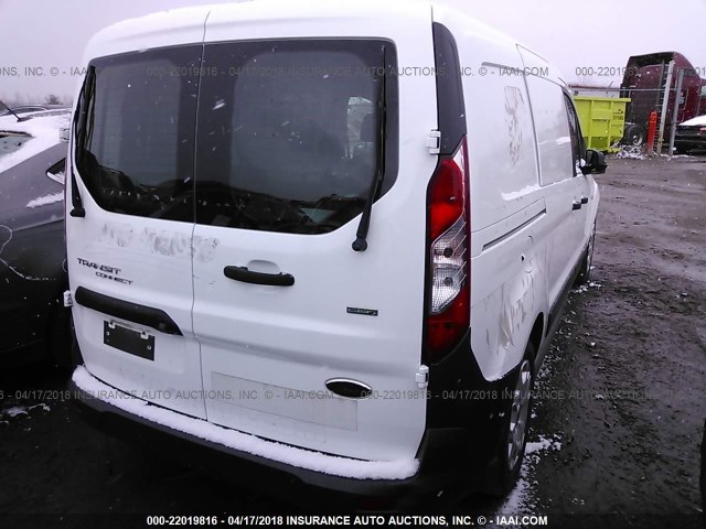 NM0LS7EXXE1157037 - 2014 FORD TRANSIT CONNECT XL WHITE photo 4