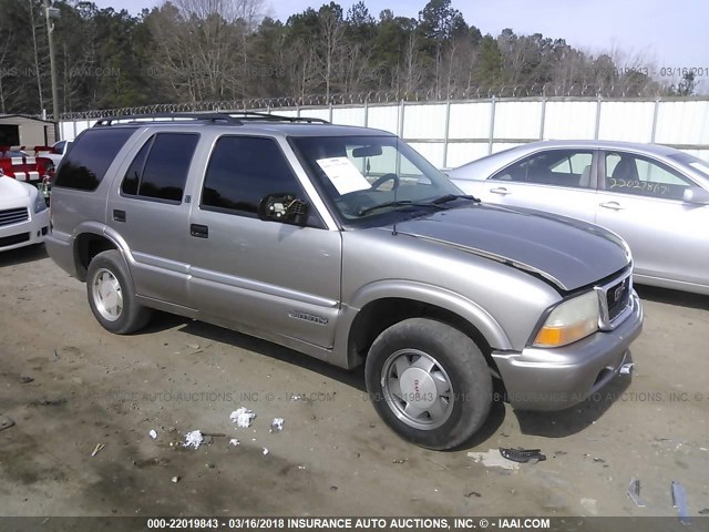 1GKCS13W312144634 - 2001 GMC JIMMY SILVER photo 1