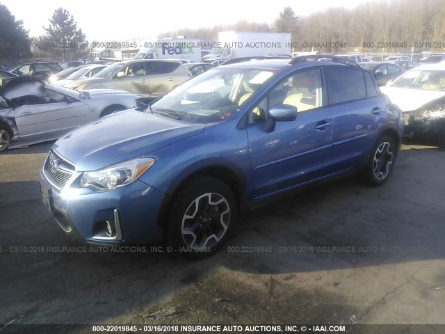 JF2GPABC5H8210471 - 2017 SUBARU CROSSTREK PREMIUM ლურჯი ფოტო 2