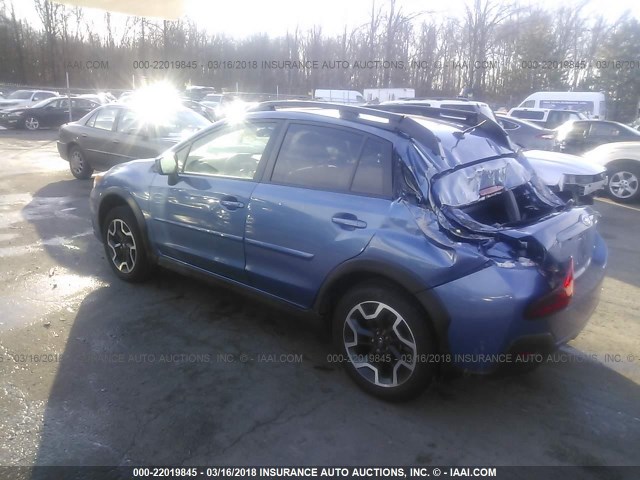 JF2GPABC5H8210471 - 2017 SUBARU CROSSTREK PREMIUM ლურჯი ფოტო 3