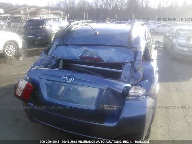 JF2GPABC5H8210471 - 2017 SUBARU CROSSTREK PREMIUM ლურჯი ფოტო 6