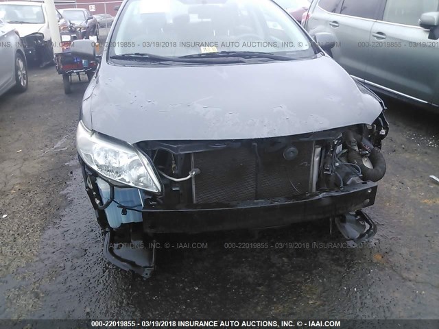 2T1BU40E29C128937 - 2009 TOYOTA COROLLA S/LE/XLE GRAY photo 6