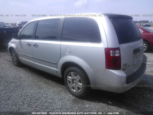 2D4RN1AE4AR304158 - 2010 DODGE GRAND CARAVAN C/V SILVER photo 3