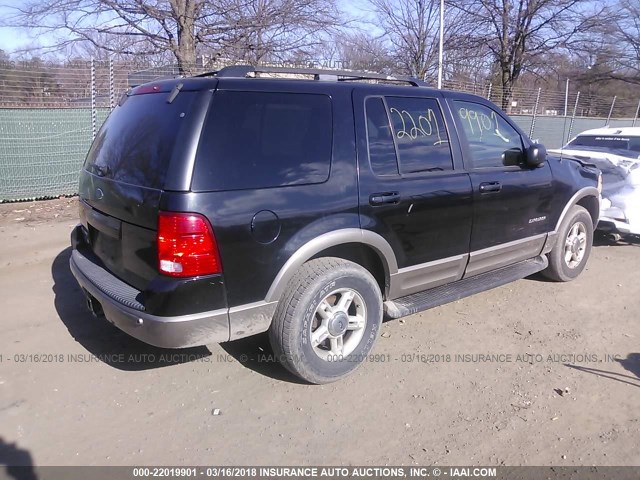 1FMZU74E52UA36803 - 2002 FORD EXPLORER EDDIE BAUER BLACK photo 4