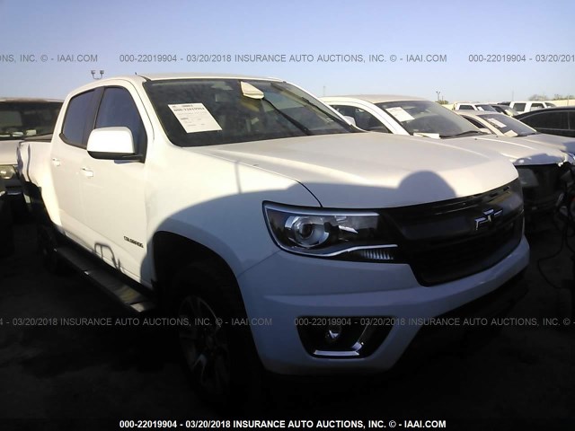 1GCGTDE34G1354401 - 2016 CHEVROLET COLORADO Z71 WHITE photo 1