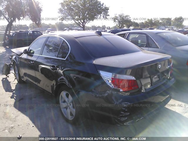 WBANF73587CU23032 - 2007 BMW 530 XI BLACK photo 3