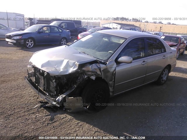 2T1BR32E18C914235 - 2008 TOYOTA COROLLA CE/LE/S BROWN photo 2