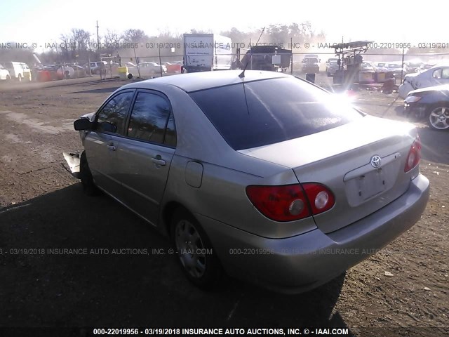 2T1BR32E18C914235 - 2008 TOYOTA COROLLA CE/LE/S BROWN photo 3