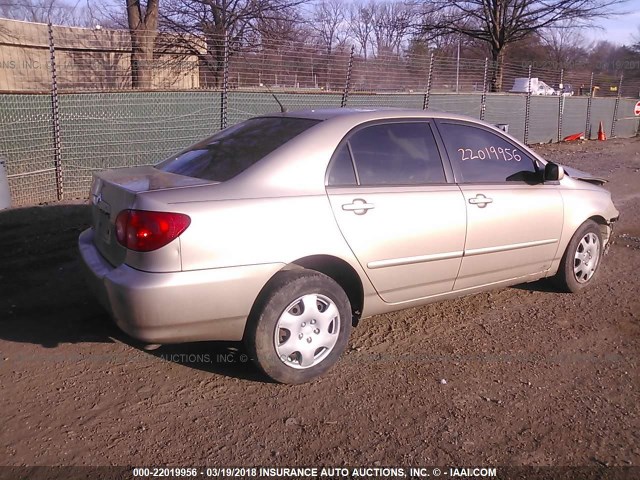 2T1BR32E18C914235 - 2008 TOYOTA COROLLA CE/LE/S BROWN photo 4