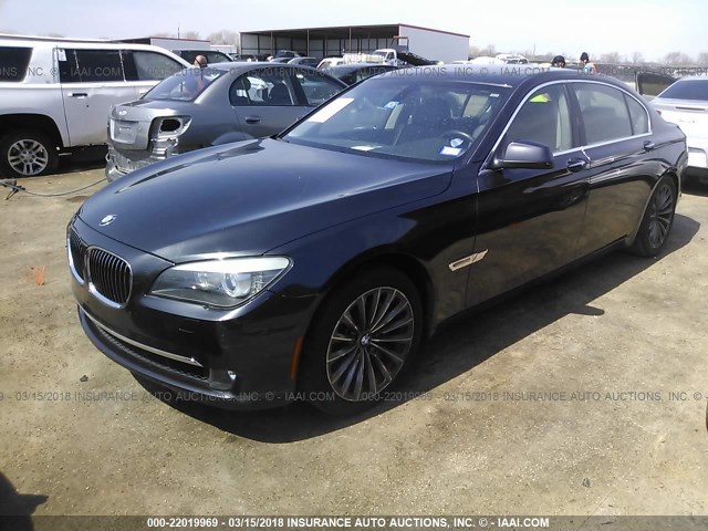 WBAKB4C50BC574520 - 2011 BMW 740 LI GRAY photo 2