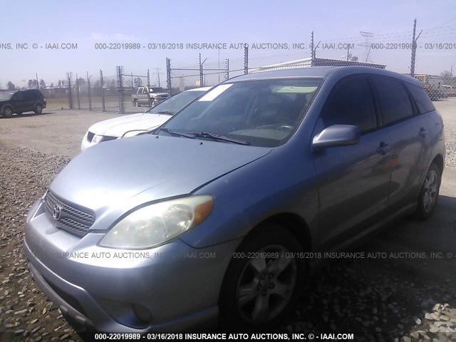 2T1KR32E55C356868 - 2005 TOYOTA COROLLA MATRIX XR BLUE photo 2