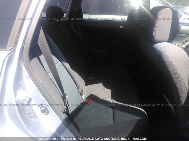 2T1KR32E55C356868 - 2005 TOYOTA COROLLA MATRIX XR BLUE photo 8