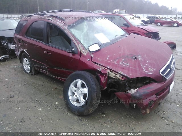 KNDJD733965556066 - 2006 KIA SORENTO EX/LX BURGUNDY photo 1