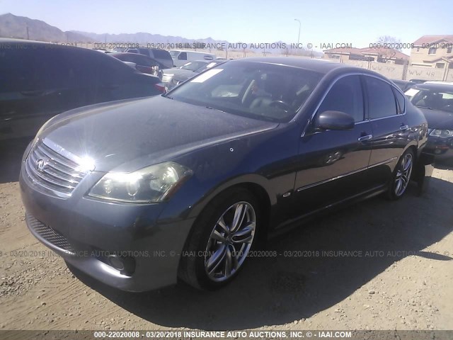 JNKCY01E29M801324 - 2009 INFINITI M35 SPORT GRAY photo 2