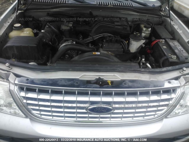 1FMZU73E05ZA17777 - 2005 FORD EXPLORER XLT/XLT SPORT/NBX SILVER photo 10
