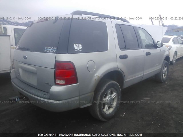 1FMZU73E05ZA17777 - 2005 FORD EXPLORER XLT/XLT SPORT/NBX SILVER photo 4