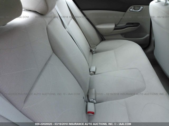 JHMFB2F52CS003606 - 2012 HONDA CIVIC LX BURGUNDY photo 8