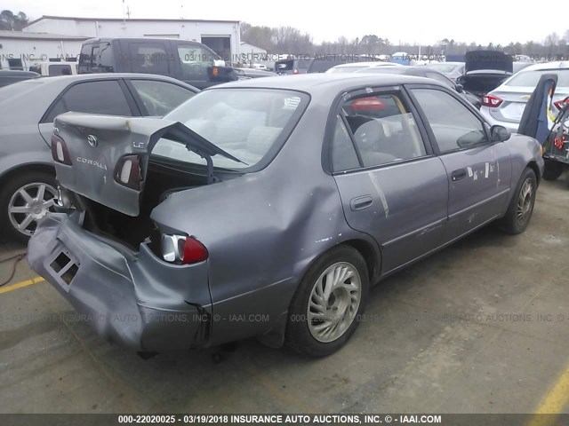 2T1BR18E1WC073025 - 1998 TOYOTA COROLLA VE/CE/LE PURPLE photo 4