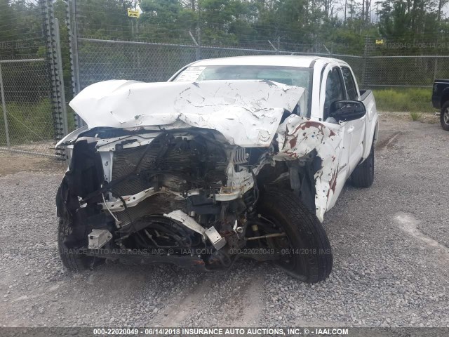 3TMAZ5CNXHM034468 - 2017 TOYOTA TACOMA DBL CAB/SR5/TRD SPORT/OR WHITE photo 6