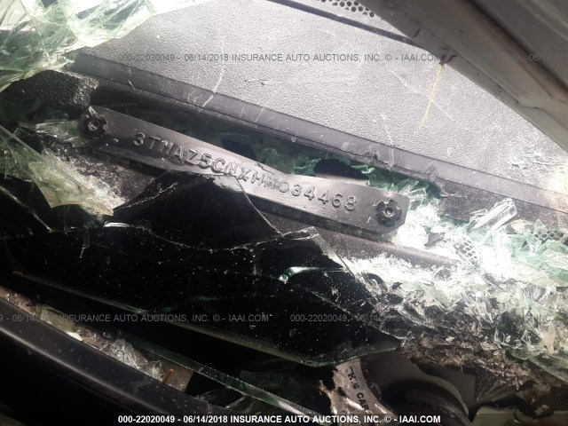 3TMAZ5CNXHM034468 - 2017 TOYOTA TACOMA DBL CAB/SR5/TRD SPORT/OR WHITE photo 9