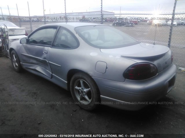 1G2WP12K3XF243212 - 1999 PONTIAC GRAND PRIX GT SILVER photo 3