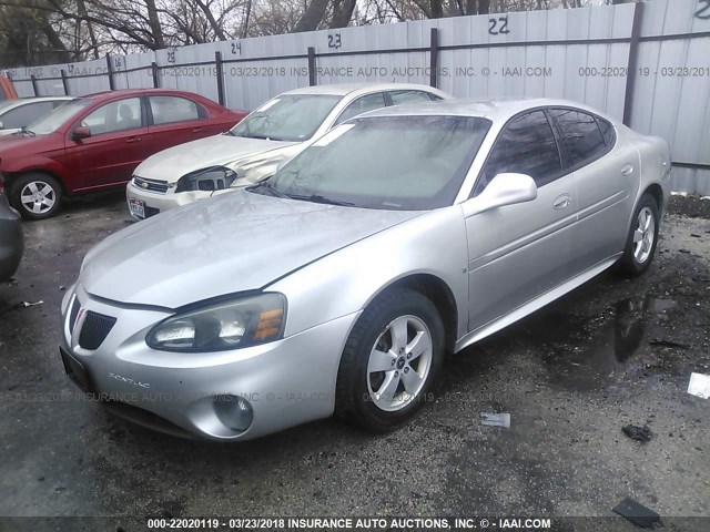2G2WP552361274503 - 2006 PONTIAC GRAND PRIX SILVER photo 2