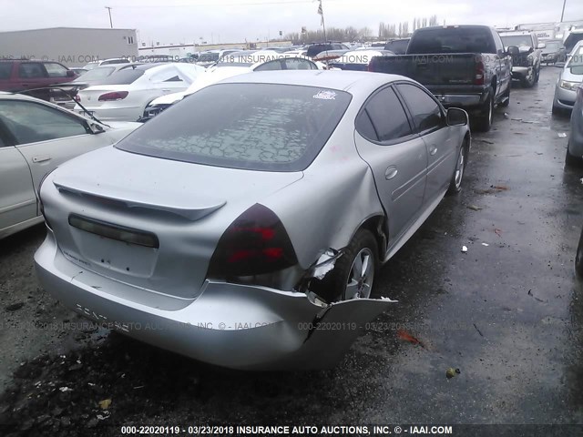 2G2WP552361274503 - 2006 PONTIAC GRAND PRIX SILVER photo 4