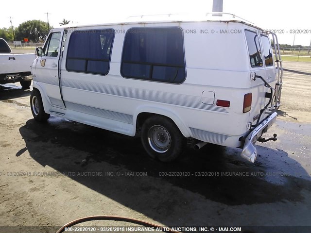 1GDEG25K3PF508960 - 1993 GMC RALLY WAGON / VAN G2500 WHITE photo 3