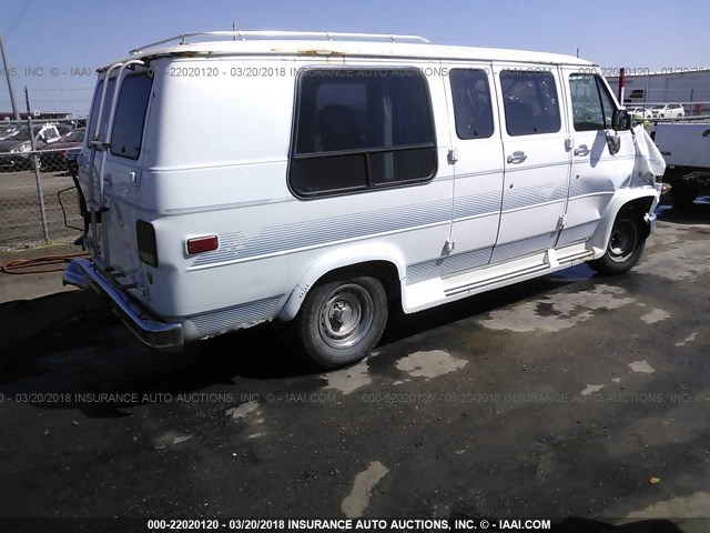 1GDEG25K3PF508960 - 1993 GMC RALLY WAGON / VAN G2500 WHITE photo 4