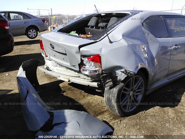 JTKJF5C76D3057972 - 2013 TOYOTA SCION TC 灰色 照片 6