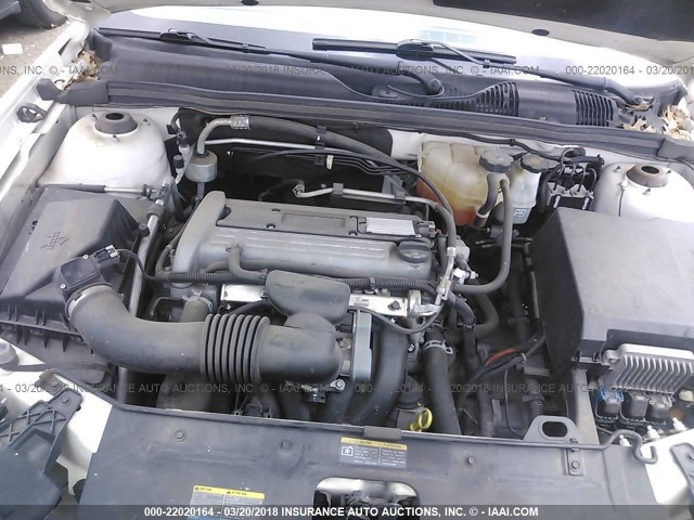 1G1ZS51F96F109072 - 2006 CHEVROLET MALIBU LS თეთრი ფოტო 10