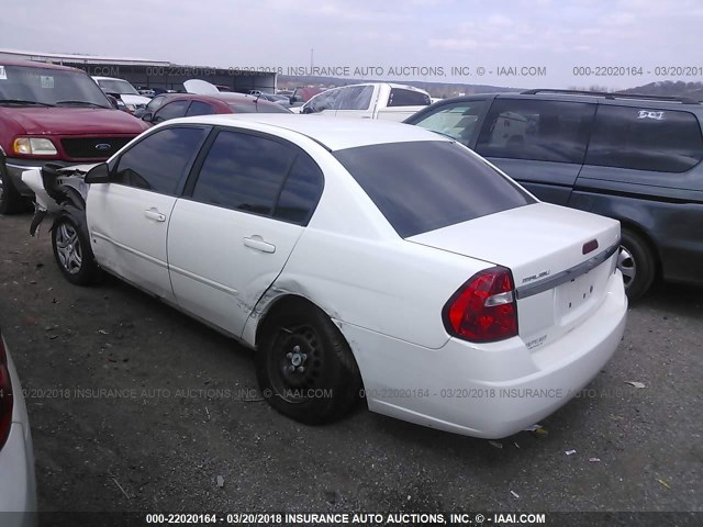 1G1ZS51F96F109072 - 2006 CHEVROLET MALIBU LS თეთრი ფოტო 3