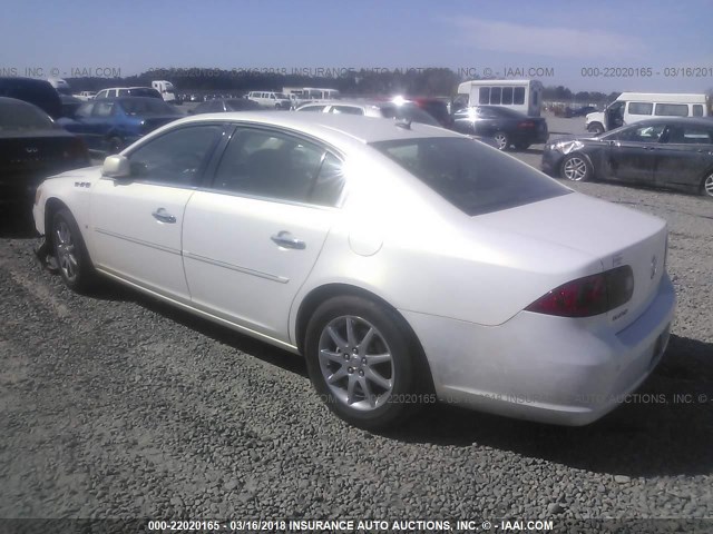 1G4HD57277U150925 - 2007 BUICK LUCERNE CXL WHITE photo 3