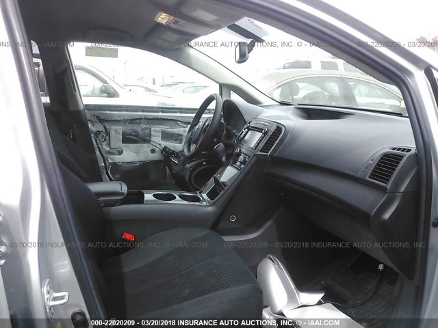 4T3BA3BBXEU058853 - 2014 TOYOTA VENZA LE/XLE SILVER photo 5