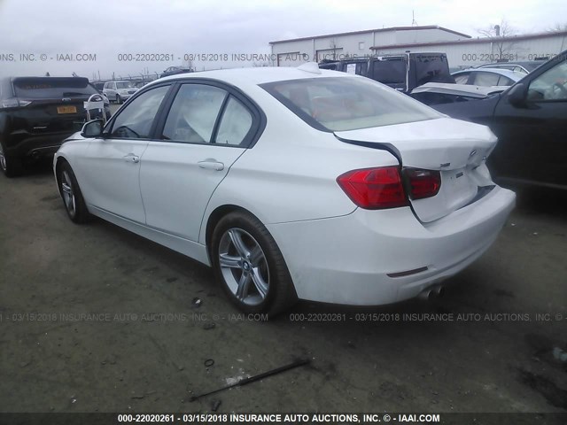 WBA3B3G50DNR80832 - 2013 BMW 328 XI WHITE photo 3