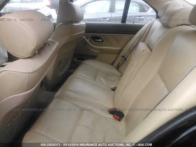 WBADT43493G031948 - 2003 BMW 525 I AUTOMATIC BLACK photo 8