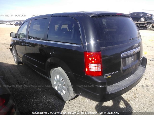 2A4RR4DE7AR213961 - 2010 CHRYSLER TOWN & COUNTRY LX BLACK photo 3