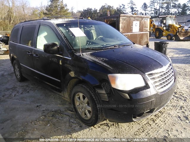 2A4RR5D13AR260567 - 2010 CHRYSLER TOWN & COUNTRY TOURING BLACK photo 1