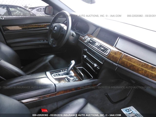 WBAYA8C53ED228237 - 2014 BMW 750 I BLACK photo 5