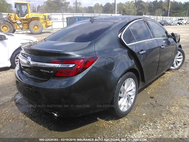 2G4GN5EX9E9173687 - 2014 BUICK REGAL PREMIUM GRAY photo 4