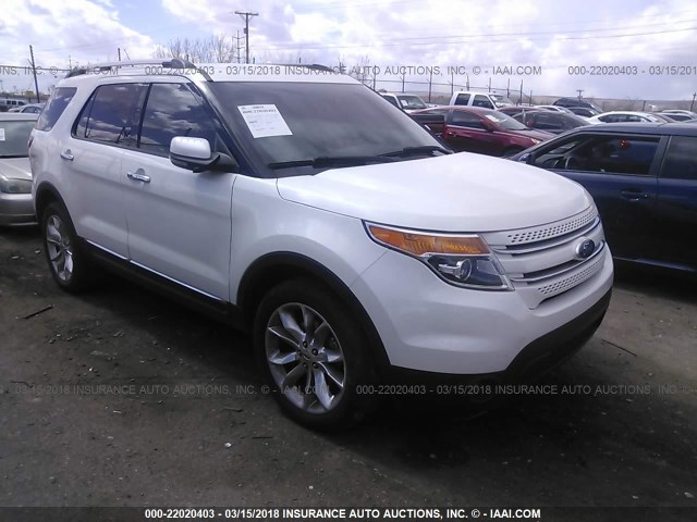 1FMHK8F89BGA15868 - 2011 FORD EXPLORER LIMITED 白色 照片 1