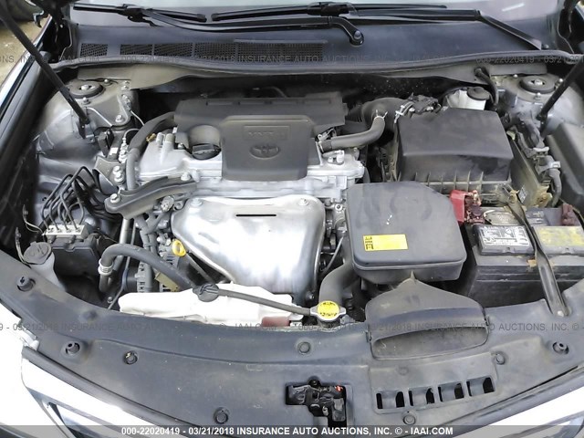 4T1BF1FK6CU049198 - 2012 TOYOTA CAMRY SE/LE/XLE GRAY photo 10