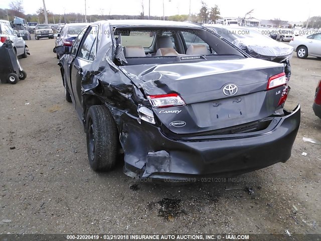 4T1BF1FK6CU049198 - 2012 TOYOTA CAMRY SE/LE/XLE GRAY photo 6