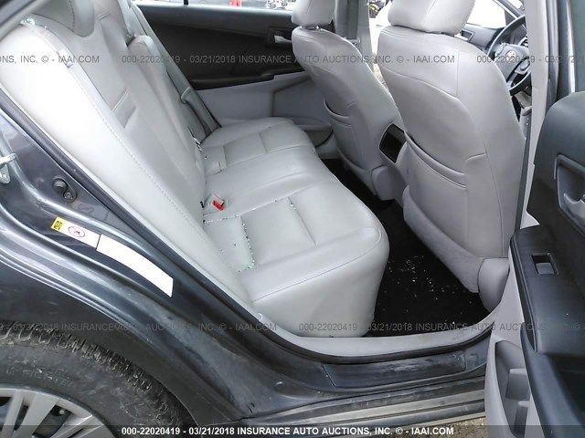 4T1BF1FK6CU049198 - 2012 TOYOTA CAMRY SE/LE/XLE GRAY photo 8