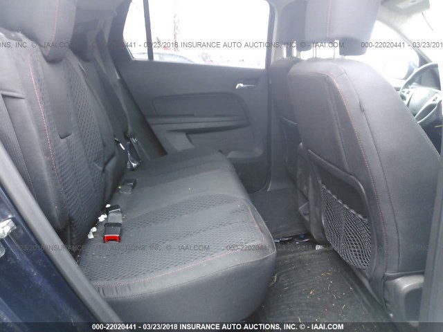 2GKALMEK3F6362292 - 2015 GMC TERRAIN SLE Dark Blue photo 8