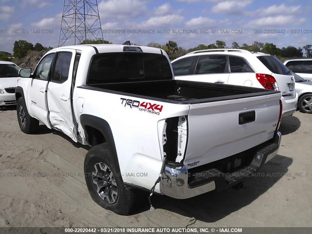 3TMCZ5AN7HM068265 - 2017 TOYOTA TACOMA DBL CAB/SR/TRDSPT/OR/PRO Ağ foto 3