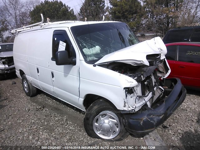 1FTNE2EW9CDA04075 - 2012 FORD ECONOLINE E250 VAN WHITE photo 1