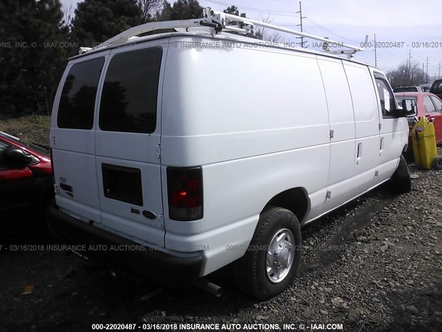 1FTNE2EW9CDA04075 - 2012 FORD ECONOLINE E250 VAN WHITE photo 4