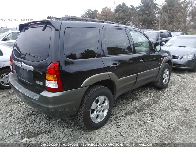 4F2CZ96124KM14933 - 2004 MAZDA TRIBUTE ES 黑色 照片 4